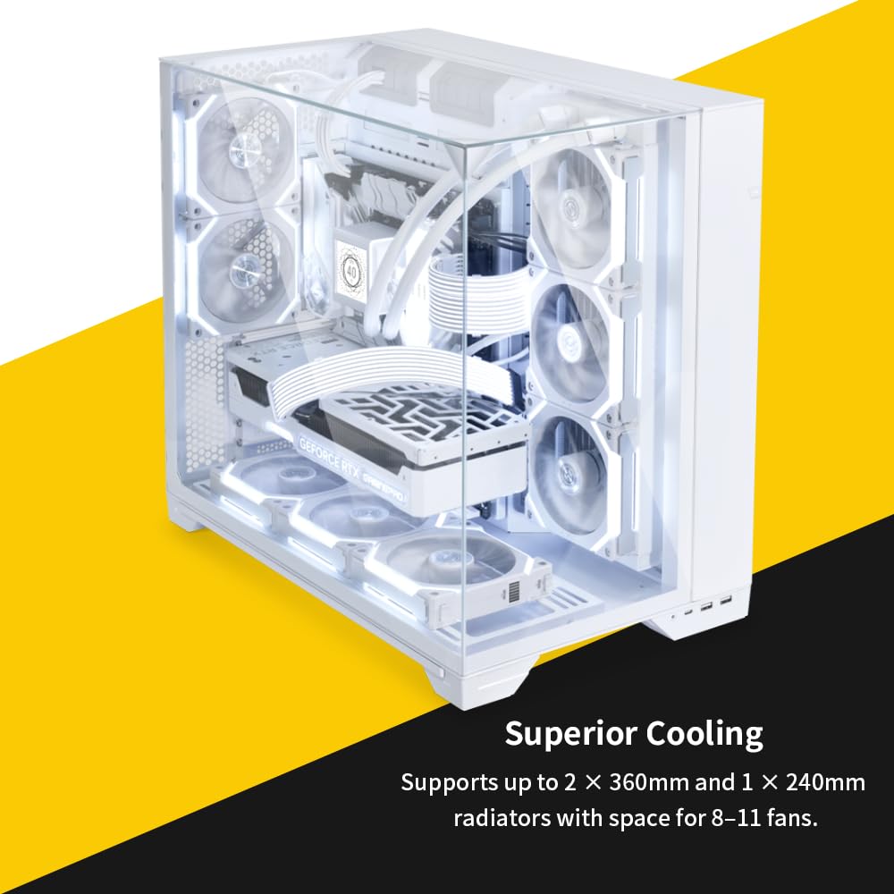 Foto 7 pulgar | Funda Para Pc Lian Li O11 Vision Atx Mid Tower Con Vidrio Templado - Venta Internacional.