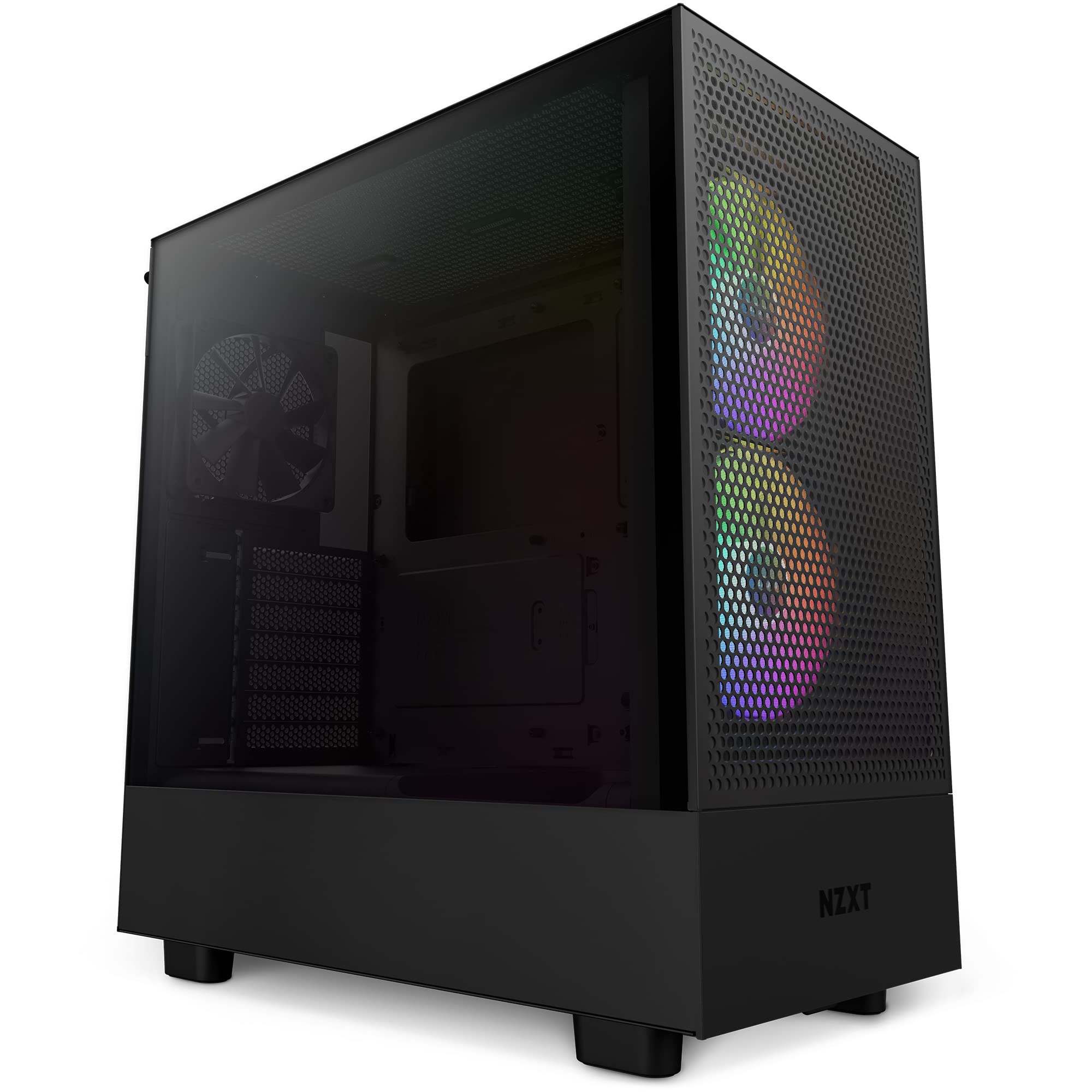 Foto 2 pulgar | Funda Para Juegos Nzxt H5 Flow Rgb Atx Mid-tower Con Vidrio Templado - Venta Internacional.