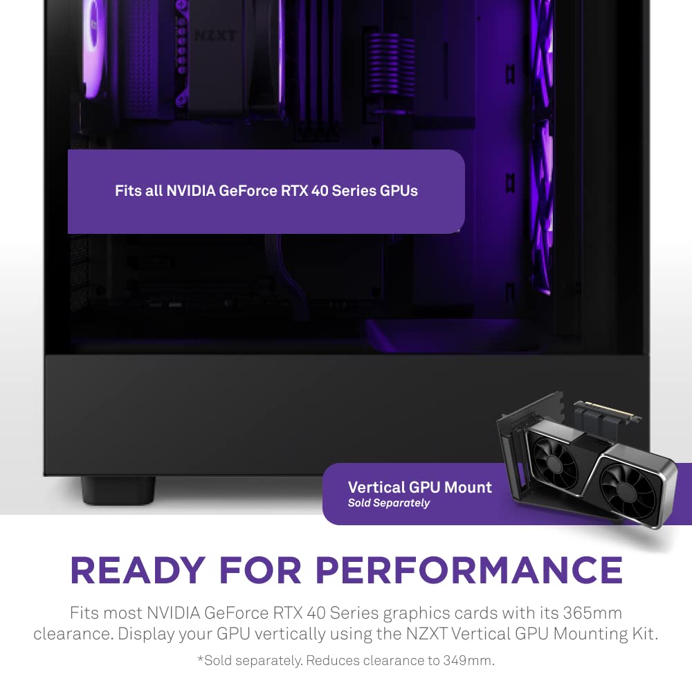 Foto 8 pulgar | Funda Para Juegos Nzxt H5 Flow Rgb Atx Mid-tower Con Vidrio Templado - Venta Internacional.