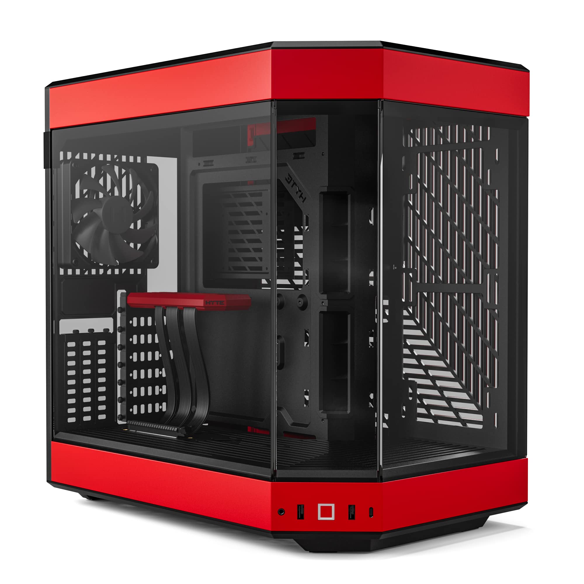 Funda Para Juegos De Ordenador Hyte Y60 Modern Aesthetic Red - Venta Internacional.