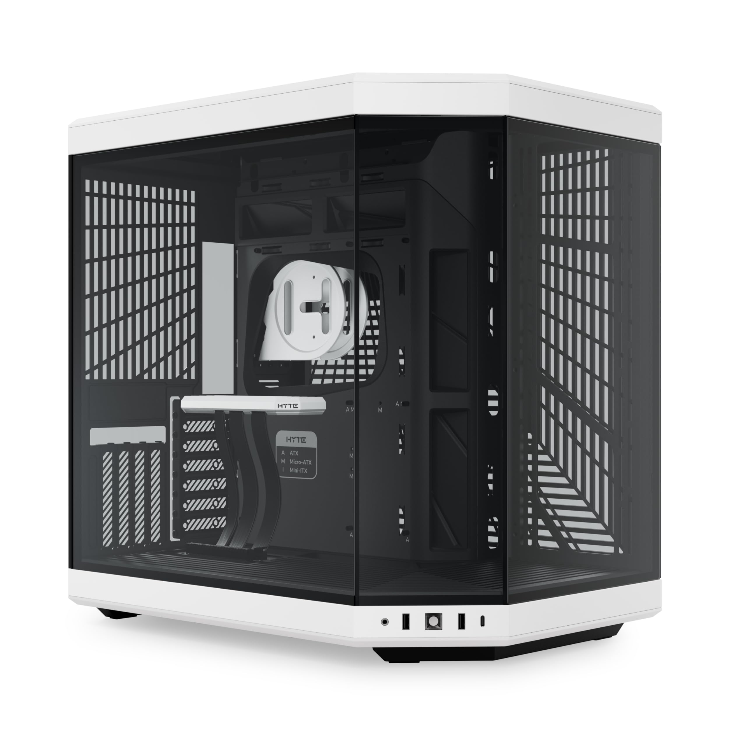 Funda Para Videojuegos Hyte Y70 Mejorada, Moderna, Blanca - Venta Internacional.