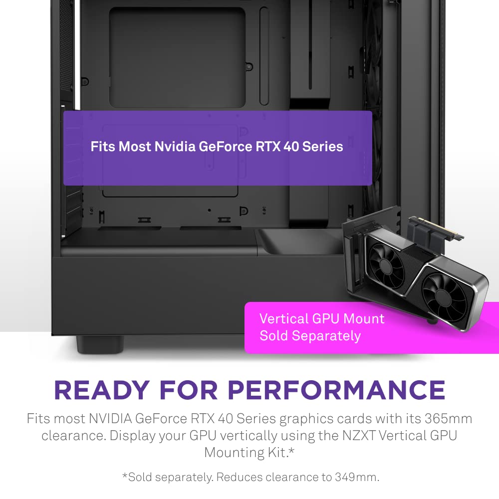 Foto 6 | Funda Para Videojuegos Para Pc Nzxt H5 Flow Compact Atx Mid-tower Negra - Venta Internacional.