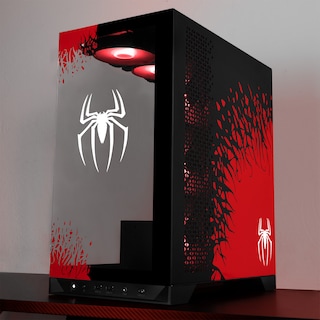 Foto 8 | Gabinete Gamer Xtreme PC Gaming Spider-man II V3 Edition Media Torre Atx 5 Fan Usb-C Cristal Templado Argb Negro