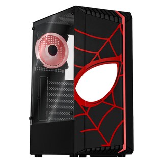 Foto 1 | Gabinete Gamer Xtreme Pc Gaming Miles Morales V2 Edition Cxtmibibk Media Torre Atx 1 Fan Cristal Templado Rgb Negro