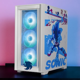 Foto 8 | Gabinete Gamer Xtreme PC Gaming Sonic Micro Torre Micro ATX 4 Fan USB-C Cristal Templado Frente Intercambiable ARGB