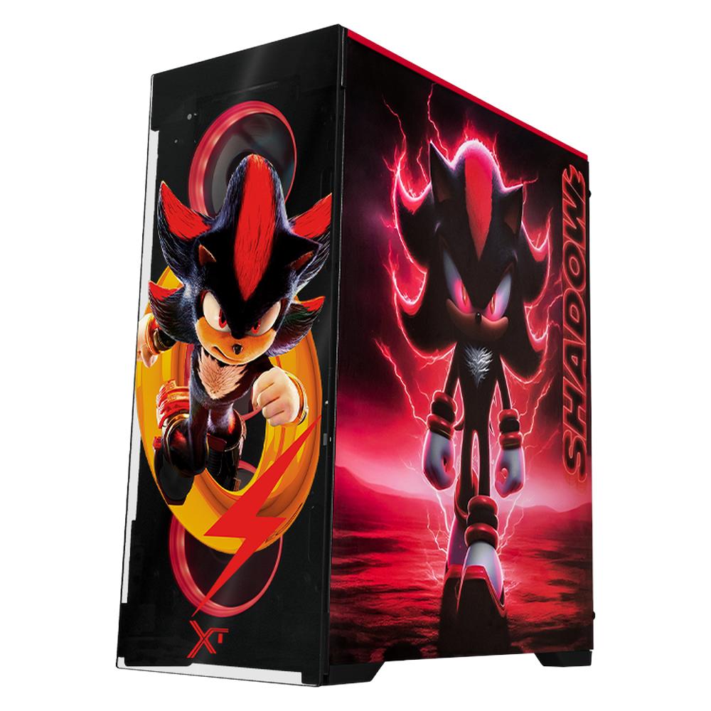 Foto 3 pulgar | Gabinete Gamer Xtreme Pc Gaming Ring Shadow Edition Torre Completa E-atx 4 Fan Cristal Templado Argb