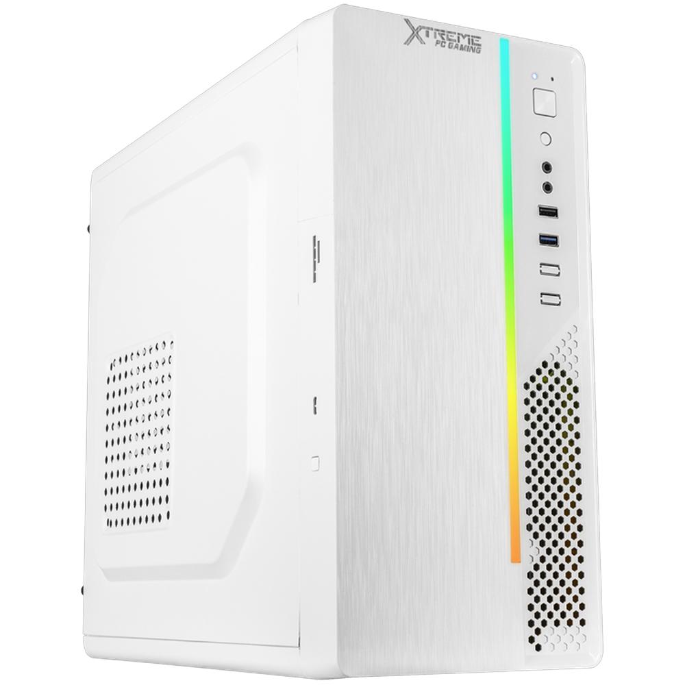 Foto 2 pulgar | Gabinete Gamer Xtreme Pc Gaming Ultron Micro Torre Micro Atx 500w Rgb Blanco