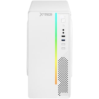 Foto 2 | Gabinete Gamer Xtreme Pc Gaming Ultron Micro Torre Micro Atx 500w Rgb Blanco
