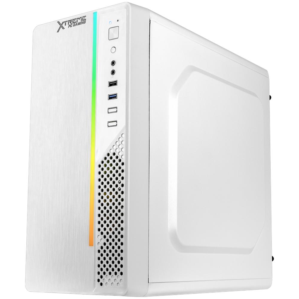 Foto 4 pulgar | Gabinete Gamer Xtreme Pc Gaming Ultron Micro Torre Micro Atx 500w Rgb Blanco