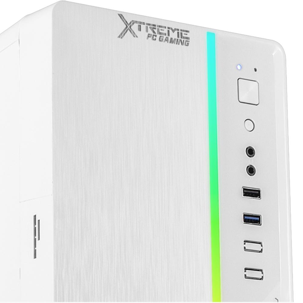 Foto 5 pulgar | Gabinete Gamer Xtreme Pc Gaming Ultron Micro Torre Micro Atx 500w Rgb Blanco