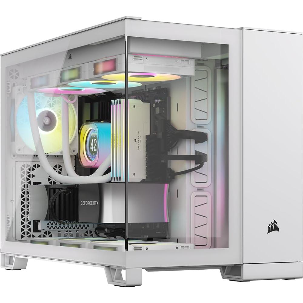 Gabinete Corsair Icue Link 2500x Rgb Con Ventana Blanco