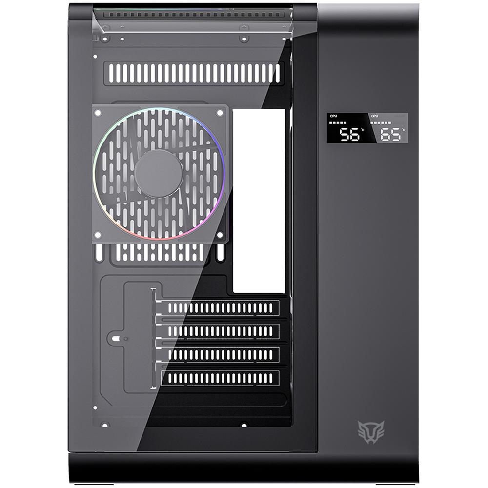 Foto 5 pulgar | Gabinete Gamer Balam Rush Tank Expert Curve 6400 Micro Atx Mini Torre 3 Fan Cristal Templado Usb-c Argb Negro Br-941617