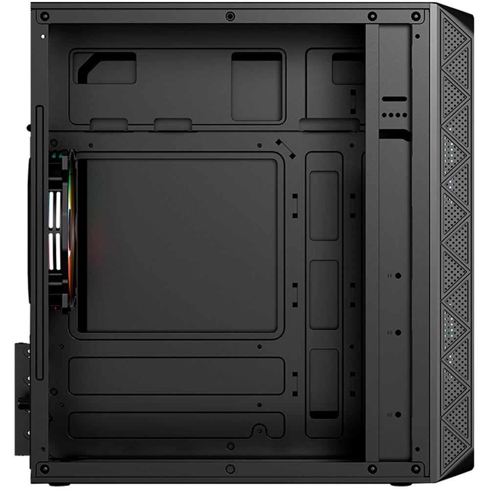 Foto 6 pulgar | Gabinete Acteck Doom Pro Crystal Gi730 Micro Atx Mini Torre 3 Fan Fuente 600w Cristal Templado Negro Ac-939225