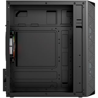 Foto 5 | Gabinete Acteck Doom Pro Crystal Gi730 Micro Atx Mini Torre 3 Fan Fuente 600w Cristal Templado Negro Ac-939225