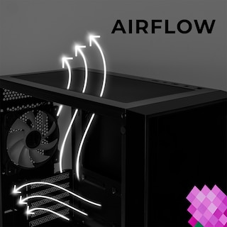 Foto 7 | Gabinete Gamer Xtreme Pc Gaming Minecraft Enderman Edition Micro Atx 4 Fan Usb-c Cristal Templado Frente Intercambia