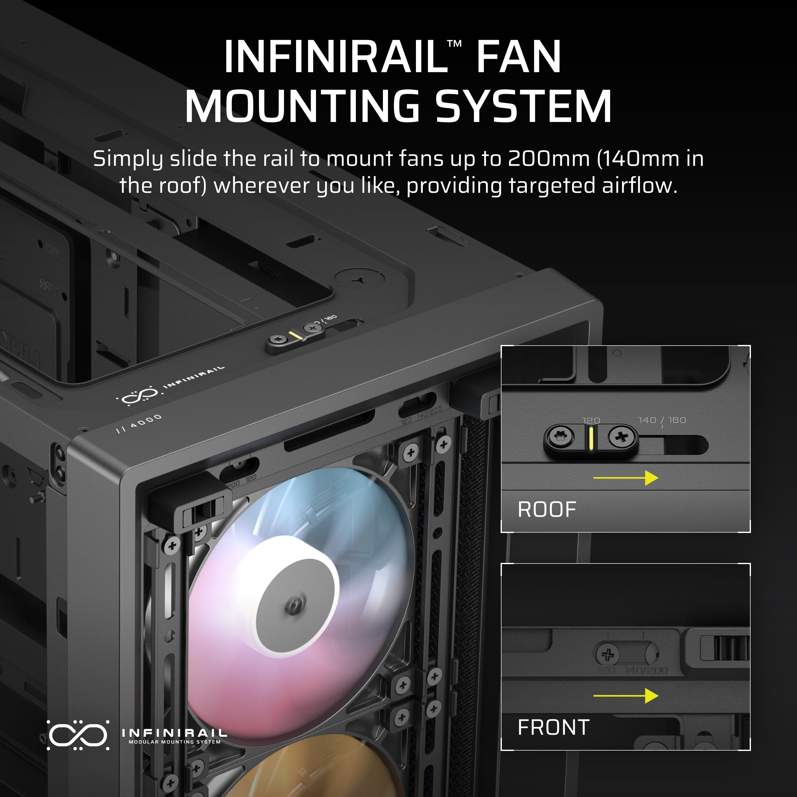 Foto 7 pulgar | Carcasa Para Pc Corsair Frame 4000d Rs Argb Modular Mid-tower Atx - Venta Internacional.