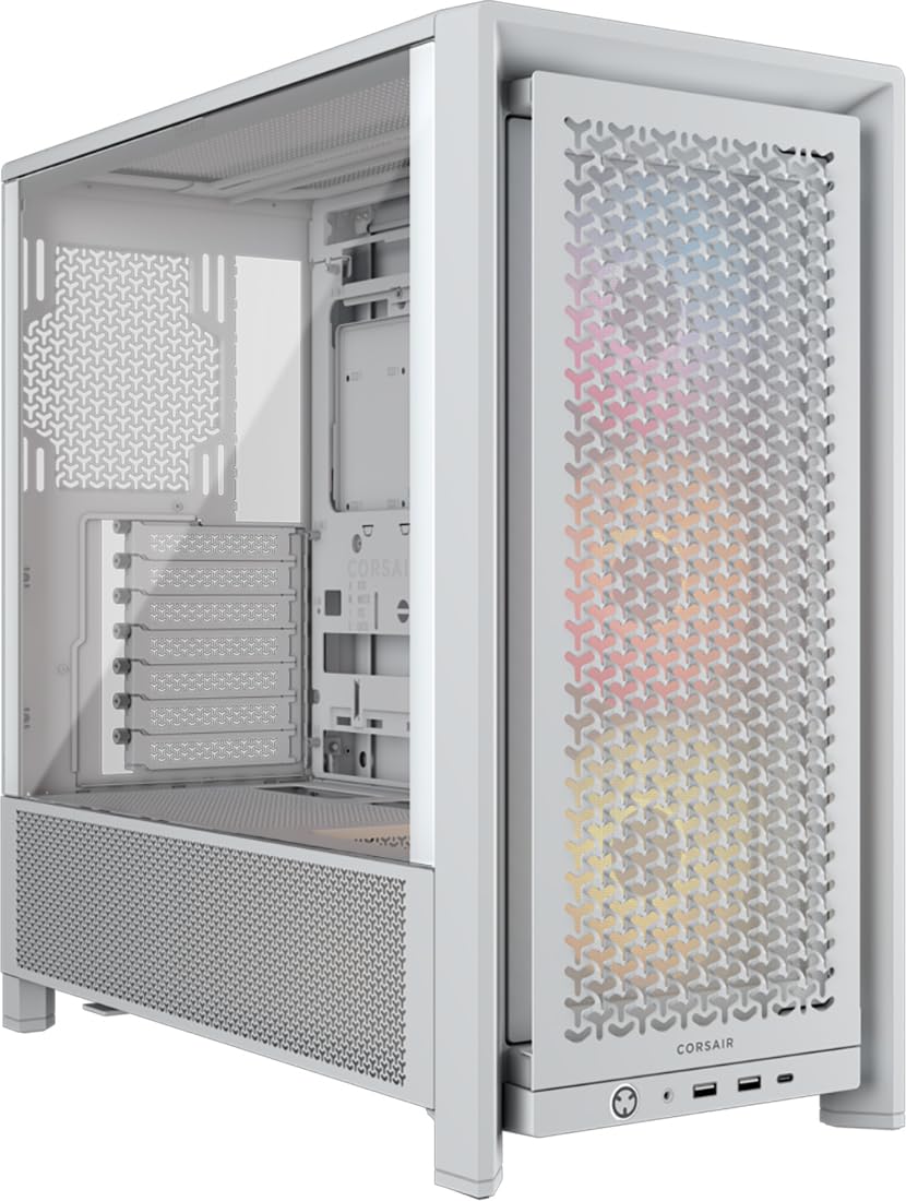 Foto 1 | Funda Para Pc Corsair Frame 4000d Rs Argb Modular Mid-tower Blanca - Venta Internacional.