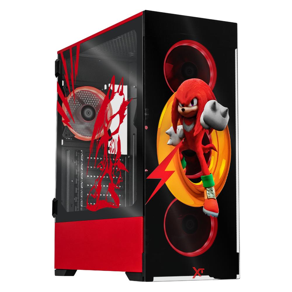 Foto 2 pulgar | Gabinete Gamer Xtreme Pc Gaming Ring Knuckles Edition Torre Completa E-atx 4 Fan Argb Cristal Templado