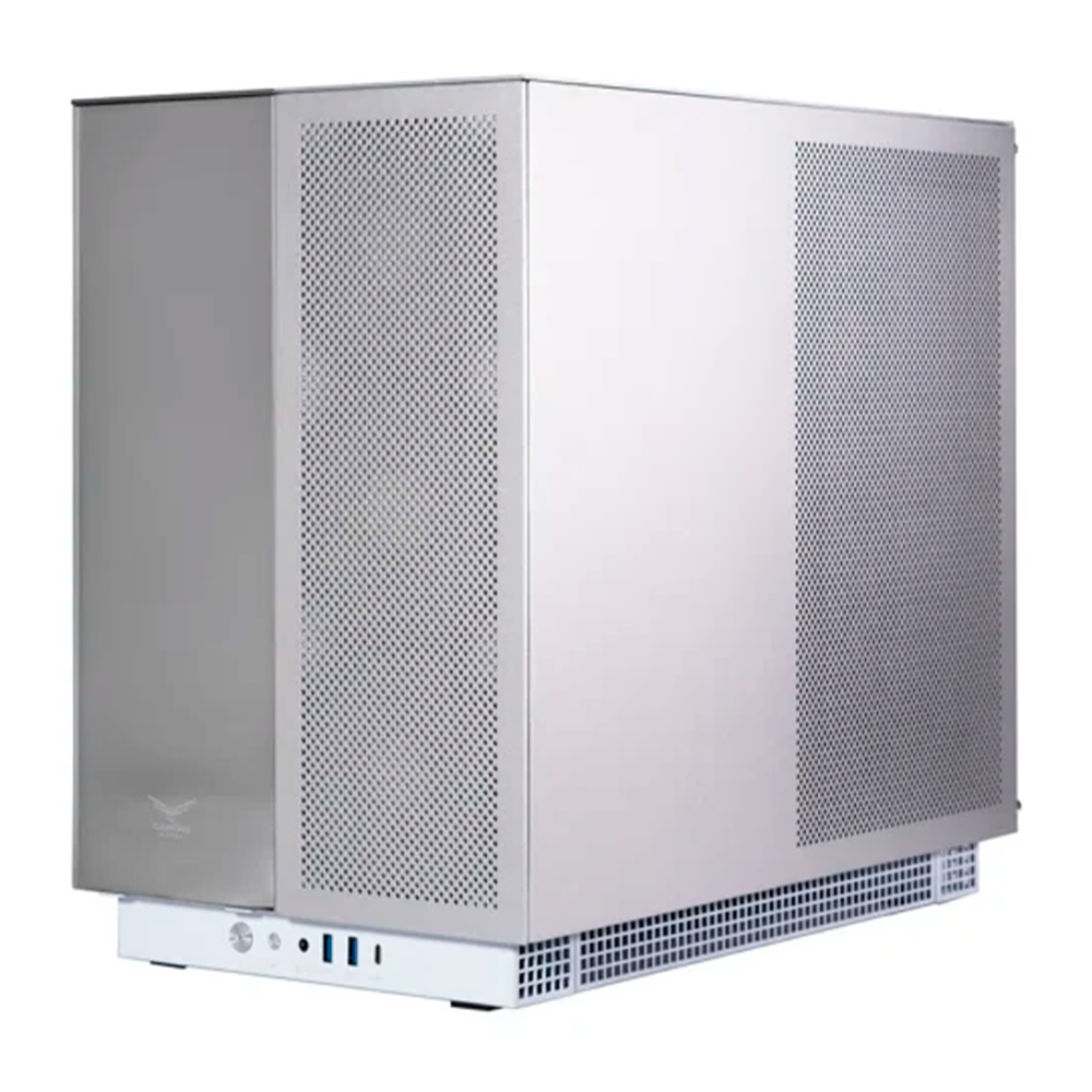 Foto 4 pulgar | Gabinete Naceb Aether E-atx Argb 4vent S/fuente Cristal Blanco Na-0640