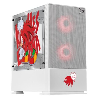 Foto 1 | Gabinete Gamer Xtreme Pc Gaming Knuckles Comic Edition Mini Torre Micro Atx 3 Fan Argb Mesh Cristal Templado