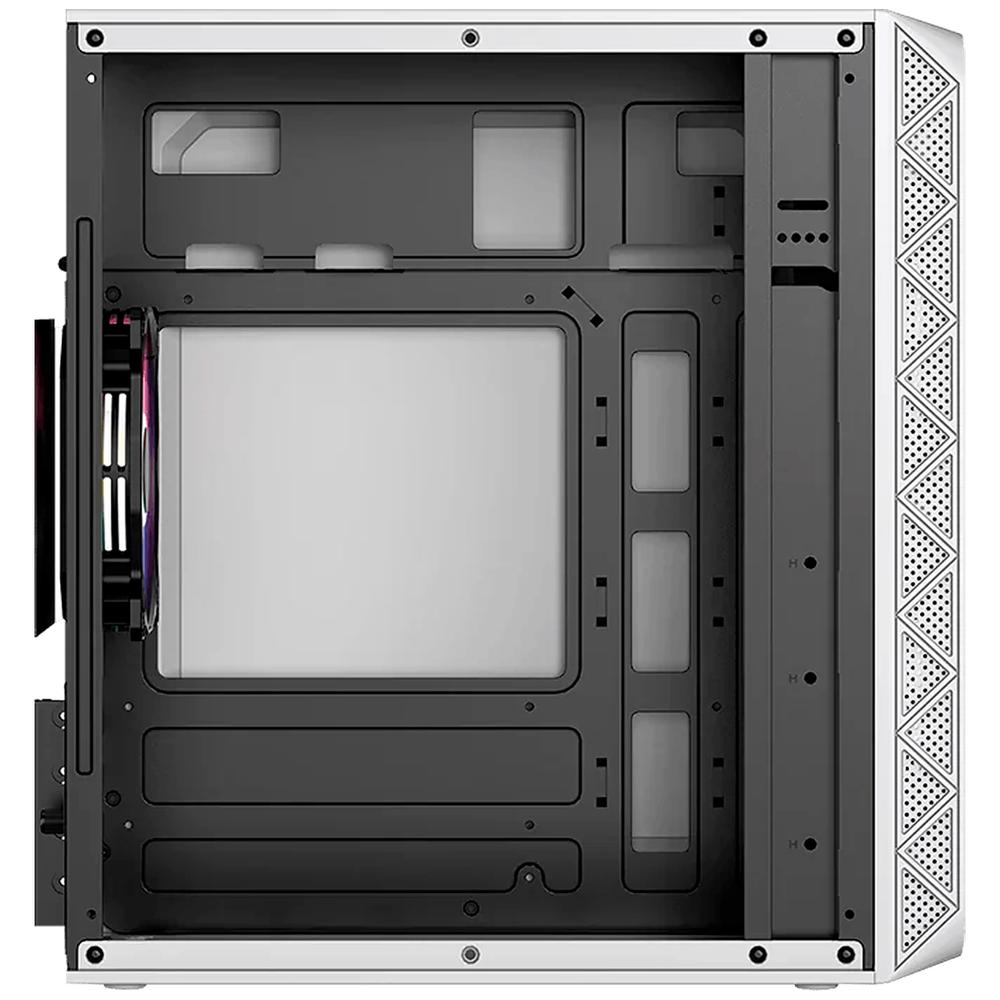Foto 4 pulgar | Gabinete Acteck Doom Pro Mesh Gi730m Micro Atx Mini Torre 3 Fan Fuente 600w Cristal Templado Frente Malla Blanco