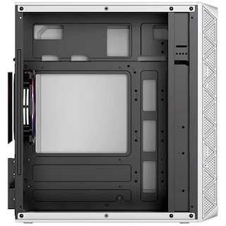 Foto 3 | Gabinete Acteck Doom Pro Mesh Gi730m Micro Atx Mini Torre 3 Fan Fuente 600w Cristal Templado Frente Malla Blanco