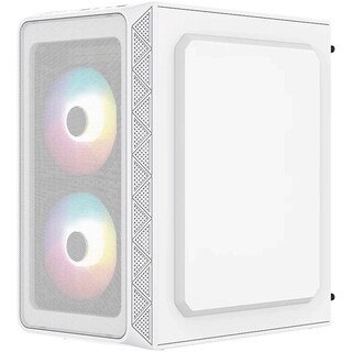 Foto 4 | Gabinete Acteck Doom Pro Mesh Gi730m Micro Atx Mini Torre 3 Fan Fuente 600w Cristal Templado Frente Malla Blanco