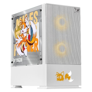 Foto 1 | Gabinete Gamer Xtreme Pc Gaming Tails Comic Edition Mini Torre Micro Atx 3 Fan Argb Mesh Cristal Templado