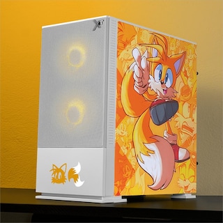 Foto 6 | Gabinete Gamer Xtreme Pc Gaming Tails Comic Edition Mini Torre Micro Atx 3 Fan Argb Mesh Cristal Templado
