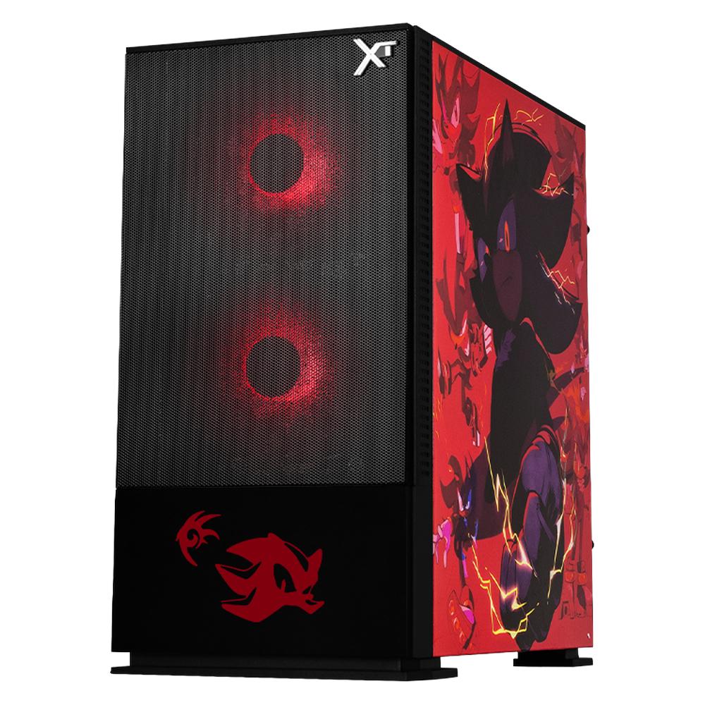 Foto 3 pulgar | Gabinete Xtreme Pc Gaming Sonic Shadow Comic Edition Mini Torre 3 Fan Argb Negro Cxtscaibk