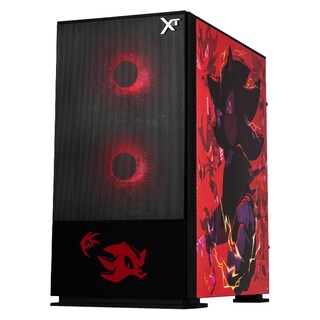 Foto 2 | Gabinete Xtreme Pc Gaming Sonic Shadow Comic Edition Mini Torre 3 Fan Argb Negro Cxtscaibk