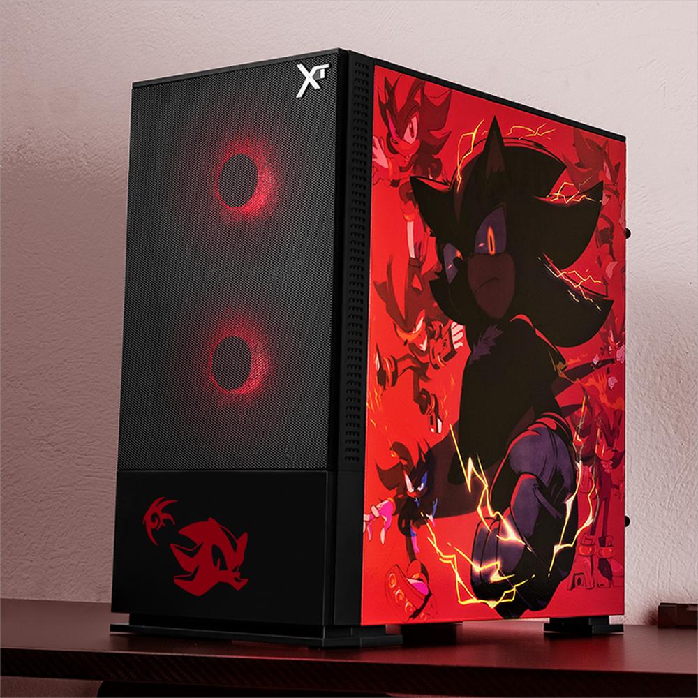 Foto 7 pulgar | Gabinete Xtreme Pc Gaming Sonic Shadow Comic Edition Mini Torre 3 Fan Argb Negro Cxtscaibk