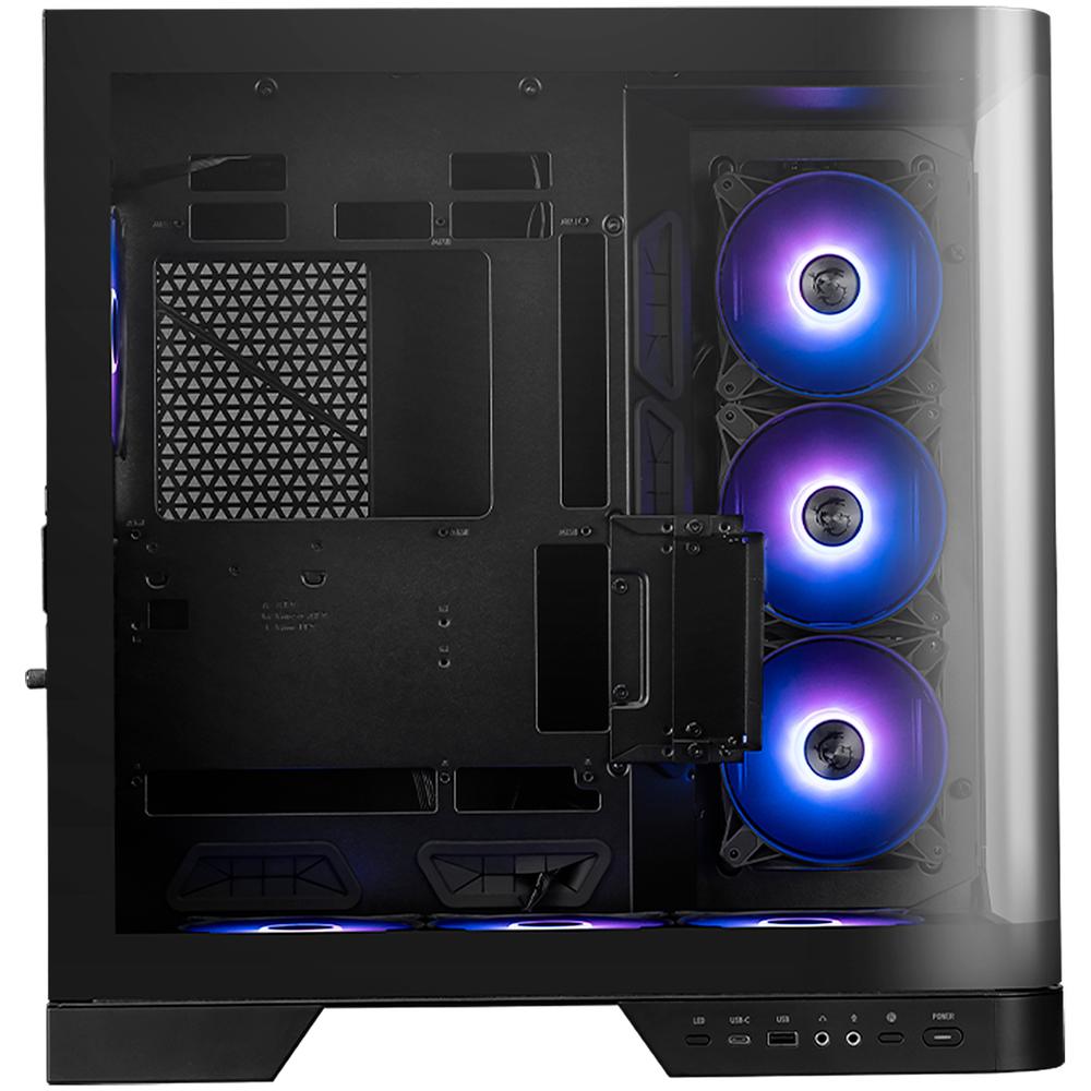 Foto 3 pulgar | Gabienete Gamer Msi Mag Pano 120r Pz E-atx Media Torre Cristal Templado Usb-c Negro