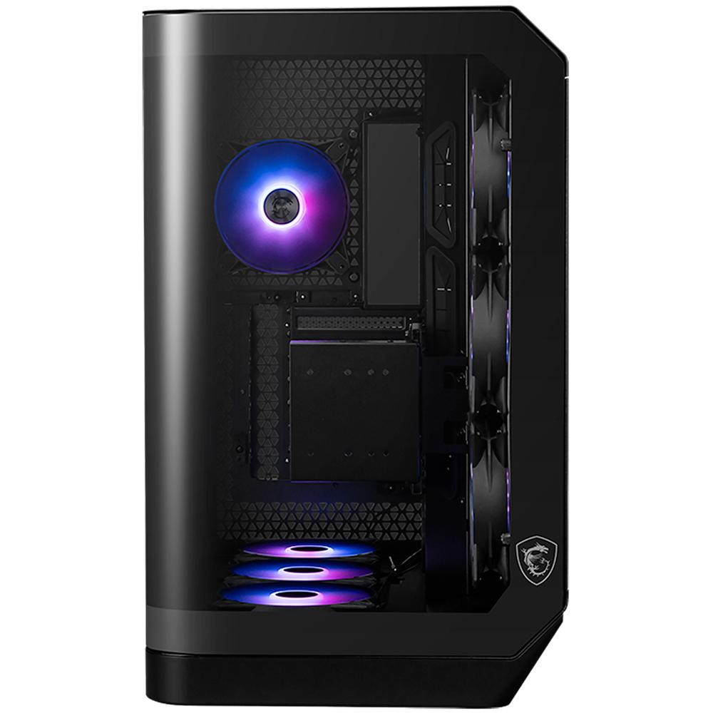 Foto 4 pulgar | Gabienete Gamer Msi Mag Pano 120r Pz E-atx Media Torre Cristal Templado Usb-c Negro