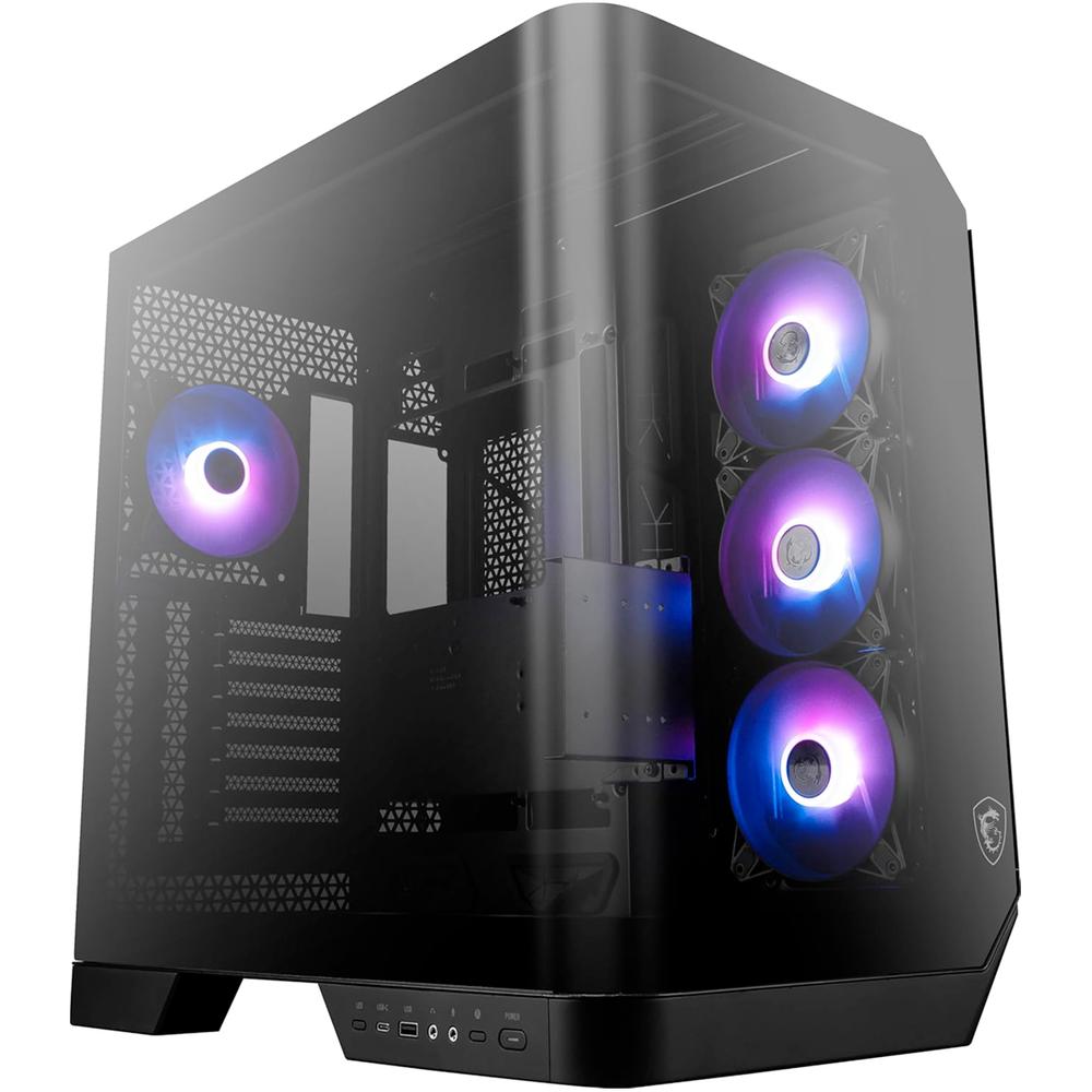 Foto 7 pulgar | Gabienete Gamer Msi Mag Pano 120r Pz E-atx Media Torre Cristal Templado Usb-c Negro
