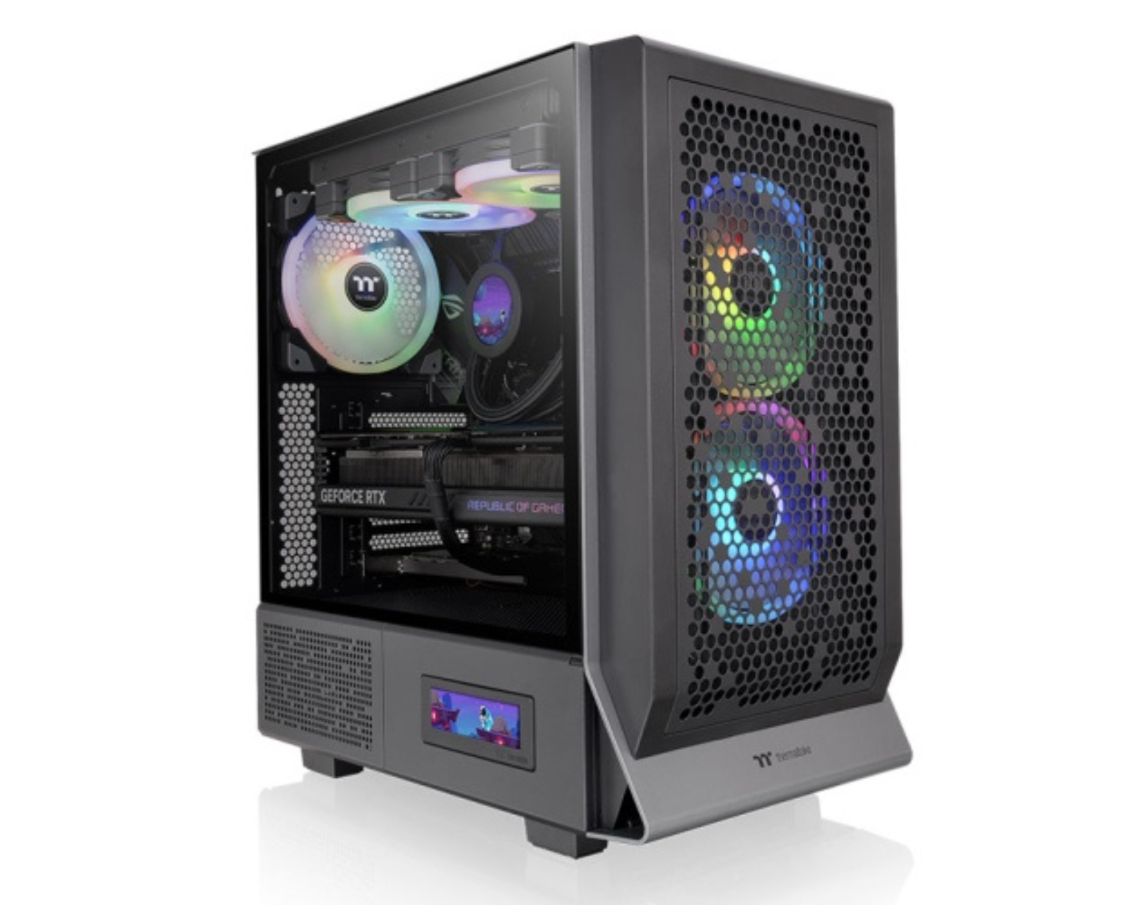 Foto 2 pulgar | Gabinete Thermaltake Ceres 300 Tg Argb Con Ventana Argb Midi-tower Atx/mini-itx/micro-atx/e-atx Usb 3.0 Sin Fuen