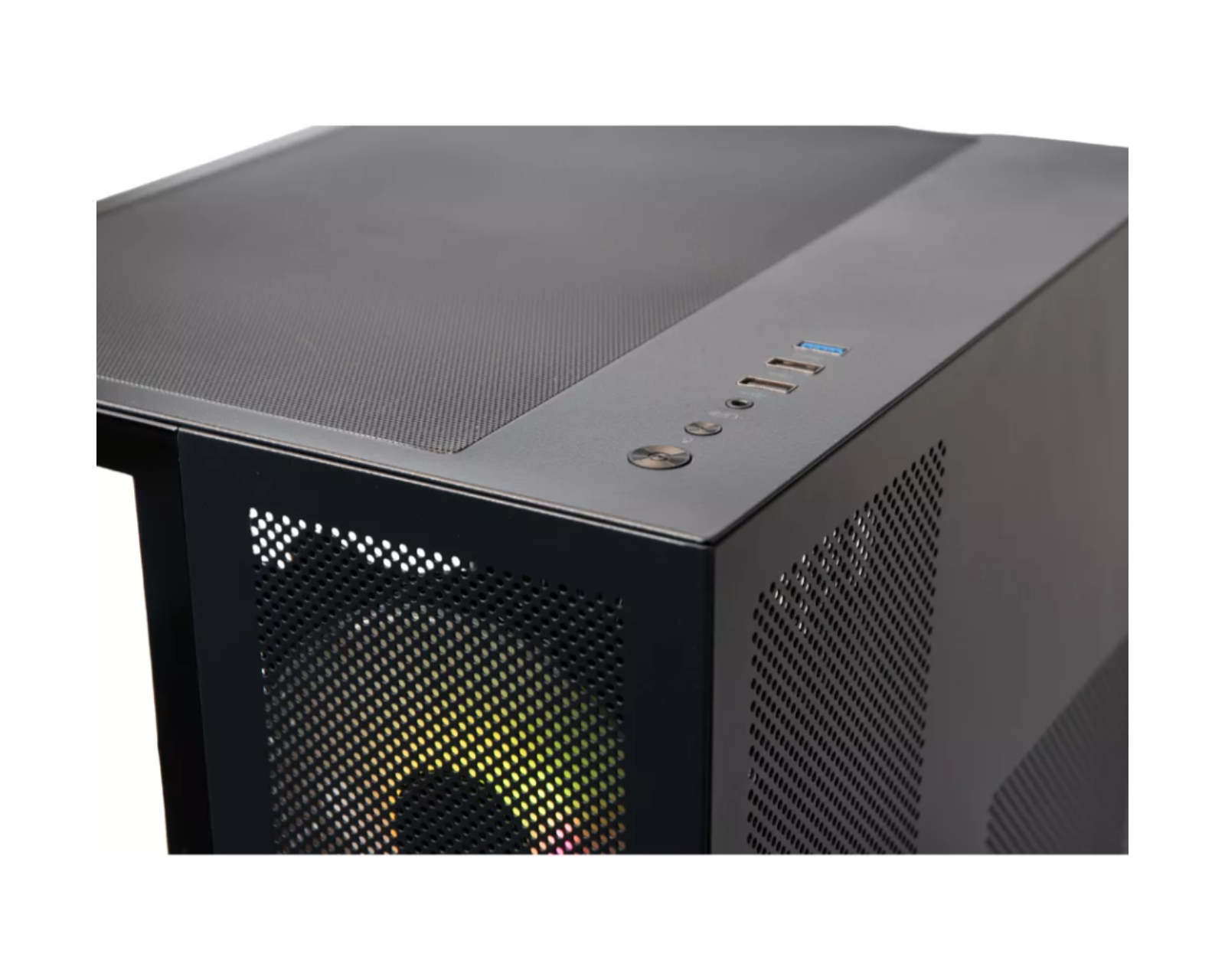 Foto 3 pulgar | Gabinete Xzeal Xzgamc1b Cxi1 Cubo Mini Torre C/ventana Argb Usb 3.0/1.1 3 Ventiladores Argb Instalados Negro Micro Atx
