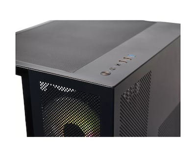Foto 2 | Gabinete Xzeal Xzgamc1b Cxi1 Cubo Mini Torre C/ventana Argb Usb 3.0/1.1 3 Ventiladores Argb Instalados Negro Micro Atx