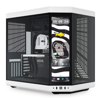 Foto 1 | Gabinete Hyte Y70 Touch Infinite Eatx S/fuente Cristal Negro/blanco Cs-hyte-y70ti-wb