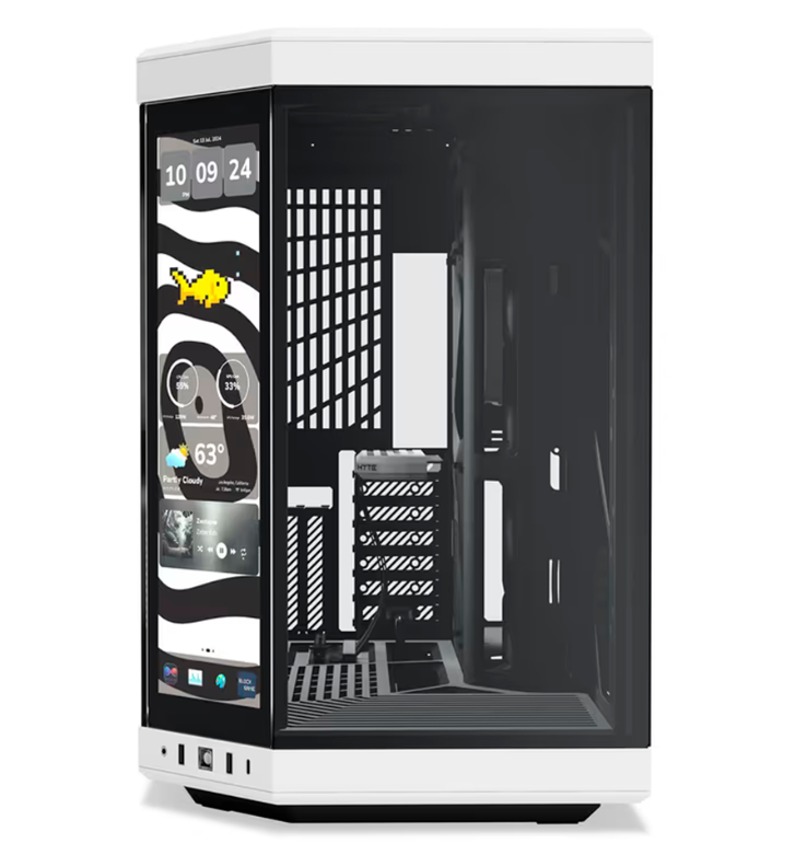 Foto 2 | Gabinete Hyte Y70 Touch Infinite Eatx S/fuente Cristal Negro/blanco Cs-hyte-y70ti-wb