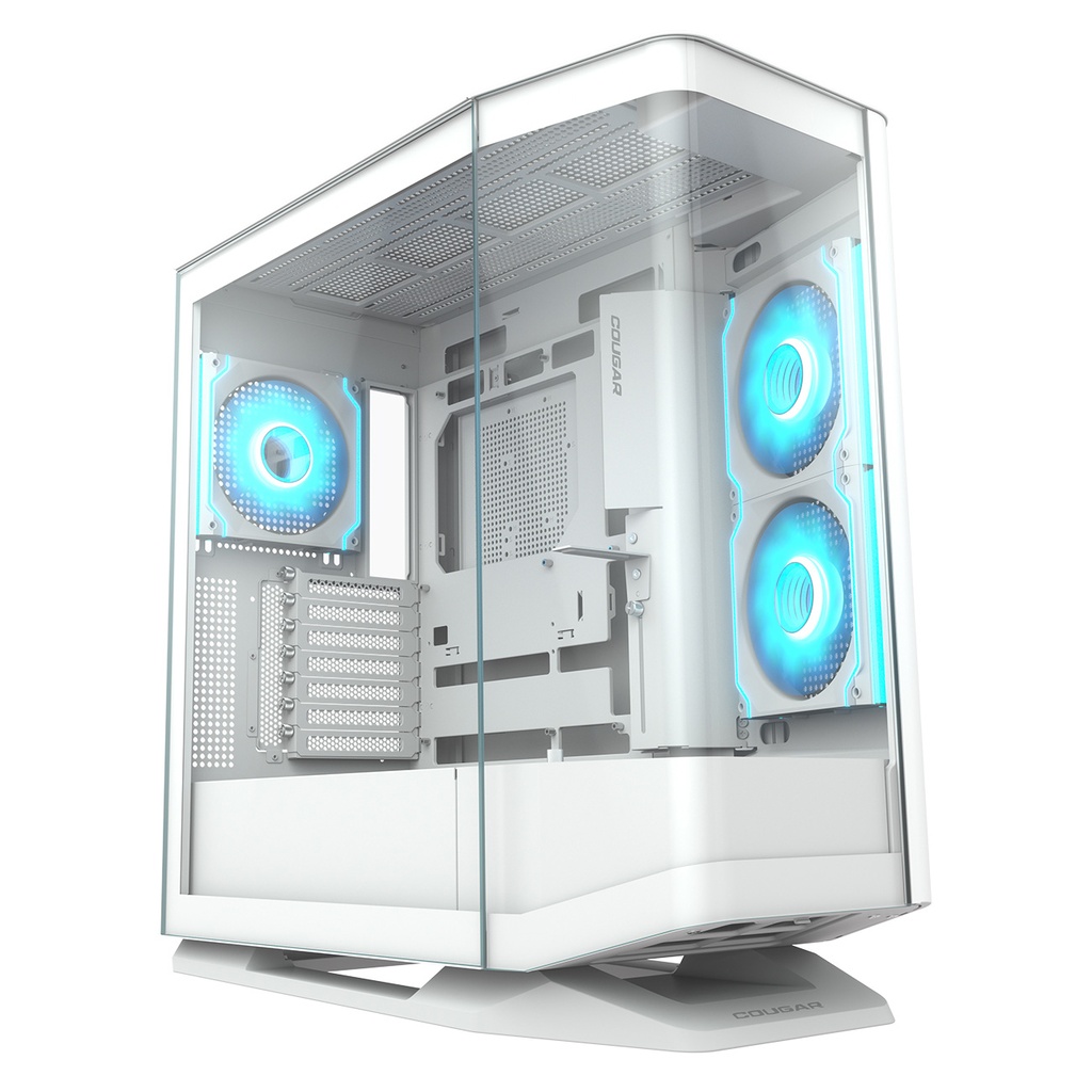 Gabinete Cougar Fv270 Rgb Blanco E-atx S/fuente Cristal 3858m60.0006