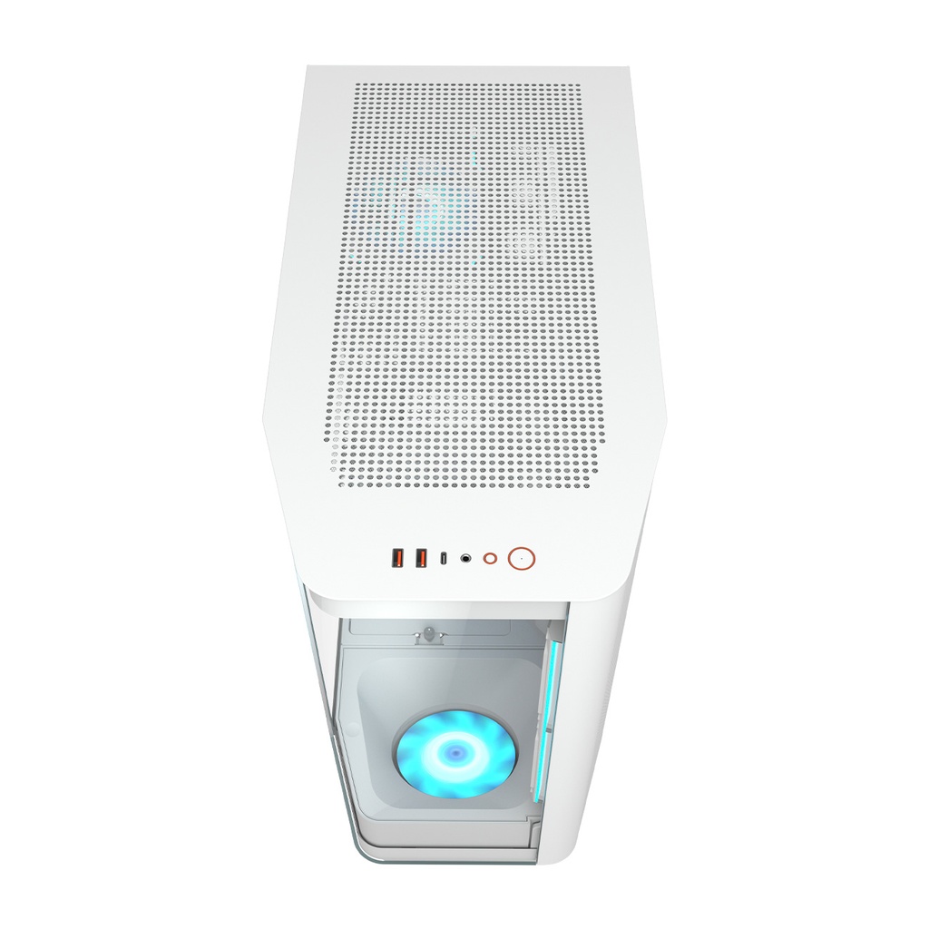 Foto 5 pulgar | Gabinete Cougar Fv270 Rgb Blanco E-atx S/fuente Cristal 3858m60.0006