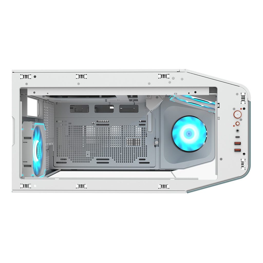 Foto 7 pulgar | Gabinete Cougar Fv270 Rgb Blanco E-atx S/fuente Cristal 3858m60.0006