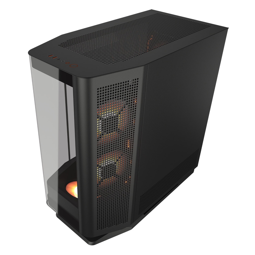 Foto 2 pulgar | Gabinete Cougar Fv270 Rgb Negro E-atx S/fuente Cristal 3858m60.0005