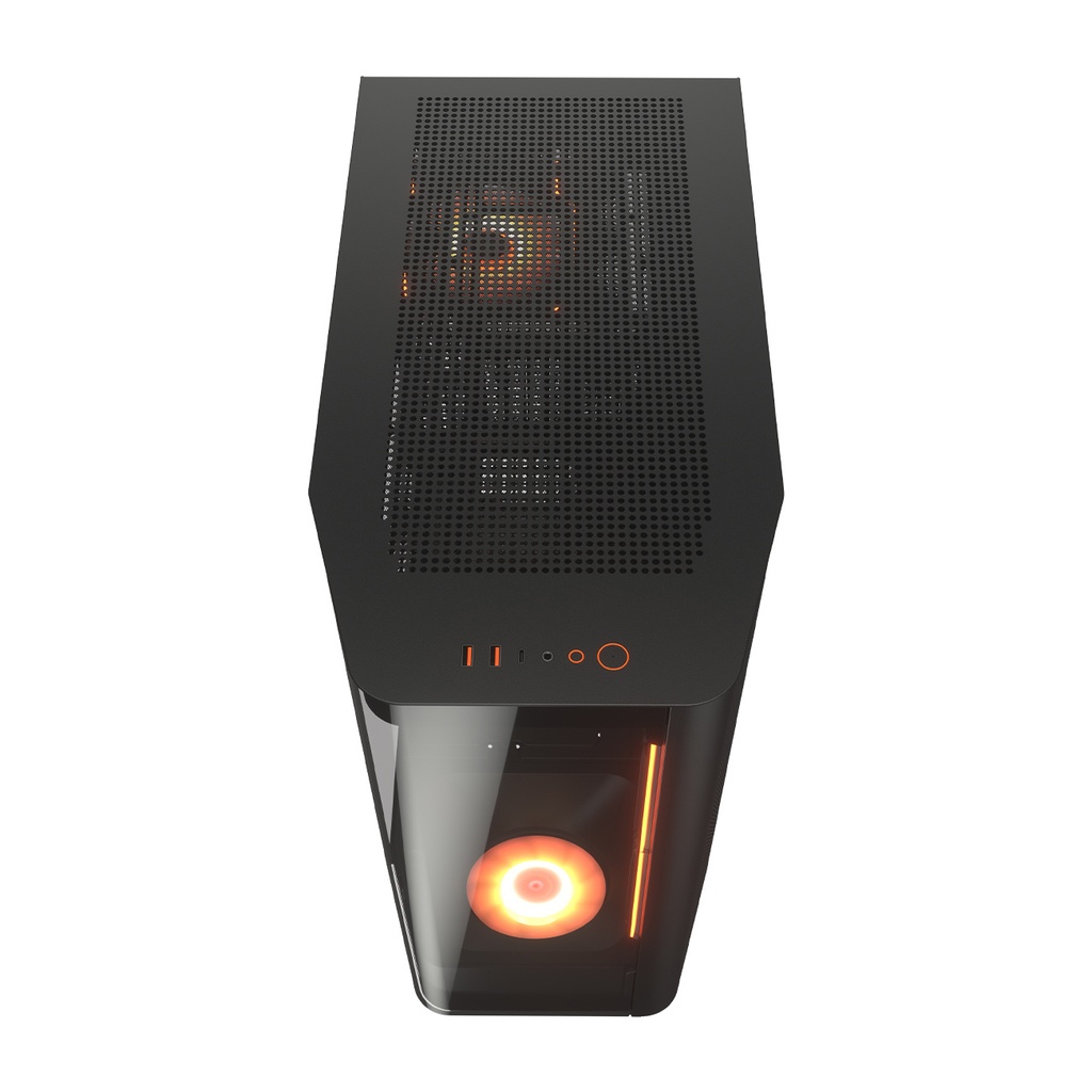 Foto 4 pulgar | Gabinete Cougar Fv270 Rgb Negro E-atx S/fuente Cristal 3858m60.0005