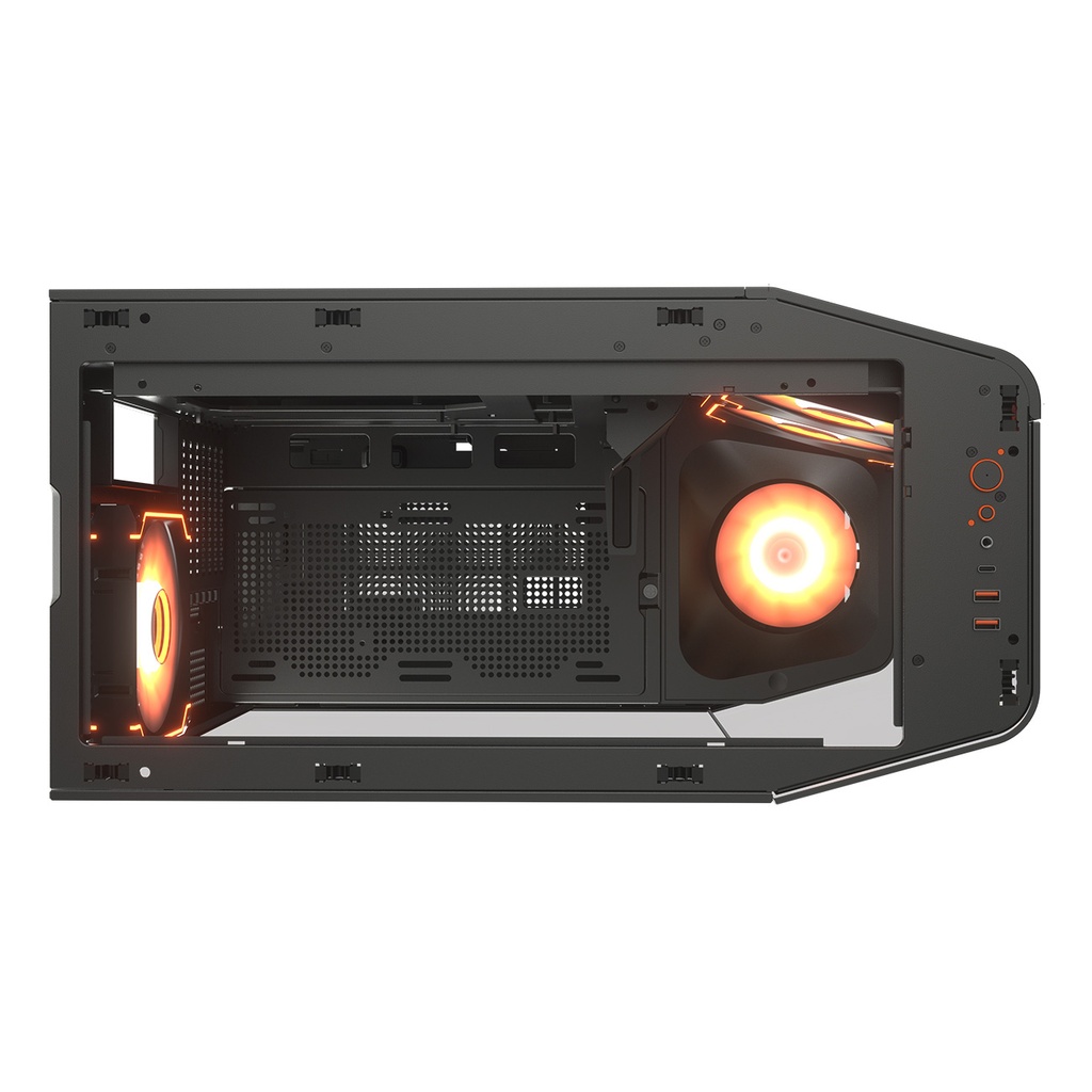 Foto 6 pulgar | Gabinete Cougar Fv270 Rgb Negro E-atx S/fuente Cristal 3858m60.0005