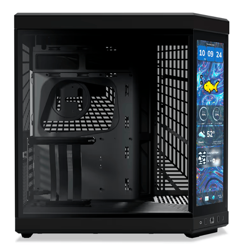 Foto 4 pulgar | Gabinete Hyte Y70 Touch Infinite Eatx S/fuente Cristal Negro Cs-hyte-y70ti-bb