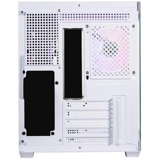 Foto 4 | Gabinete Gamer Naceb Starfall Micro Atx Mini Torre 3 Fan Cristal Templado Argb Blanco