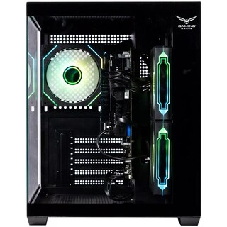Foto 2 | Gabinete Gamer Naceb Starfall Micro Atx Mini Torre 3 Fan Cristal Templado Argb Negro