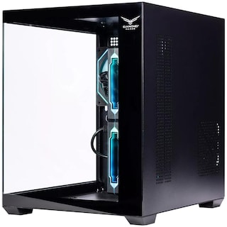 Foto 4 | Gabinete Gamer Naceb Starfall Micro Atx Mini Torre 3 Fan Cristal Templado Argb Negro